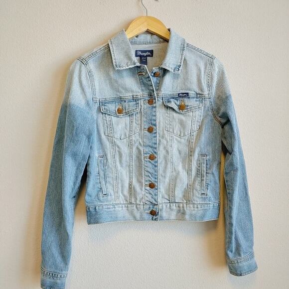 Wrangler Denim Jacket Sz S - Picture 1 of 8